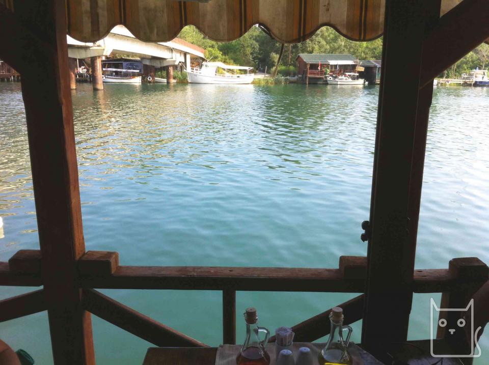 Restaurant on Ada Bojan (Ulcinj, Montenegro)