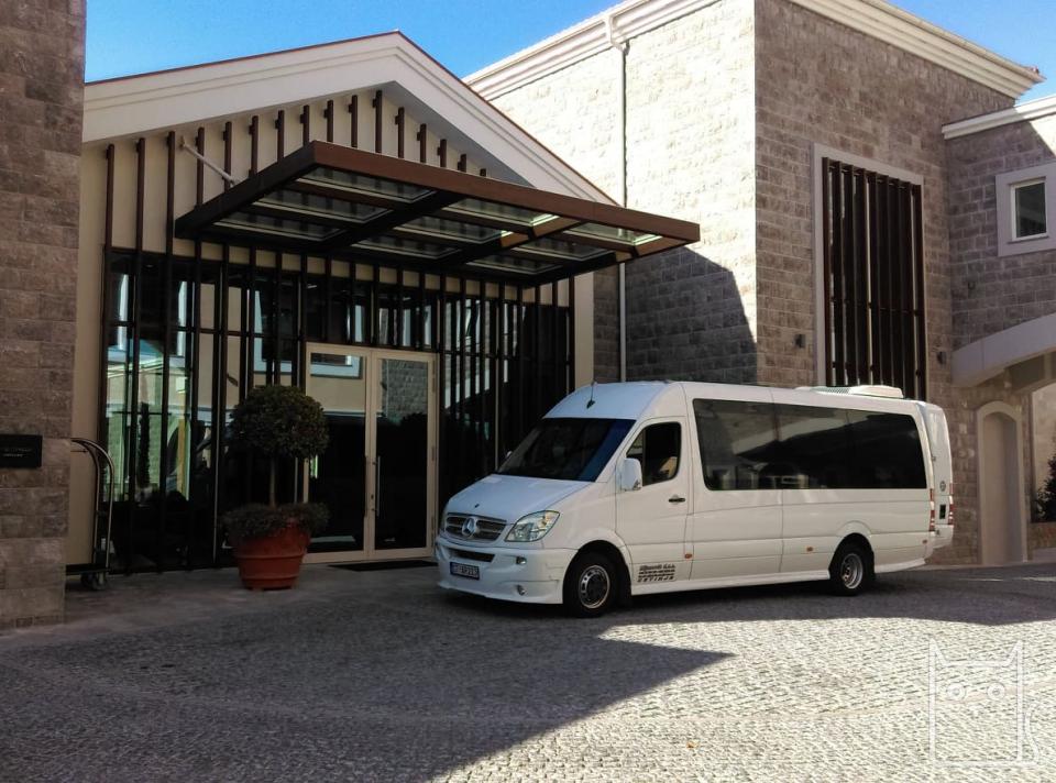 Rent a bus or minibus with a driver in Becici and Rafailovici
