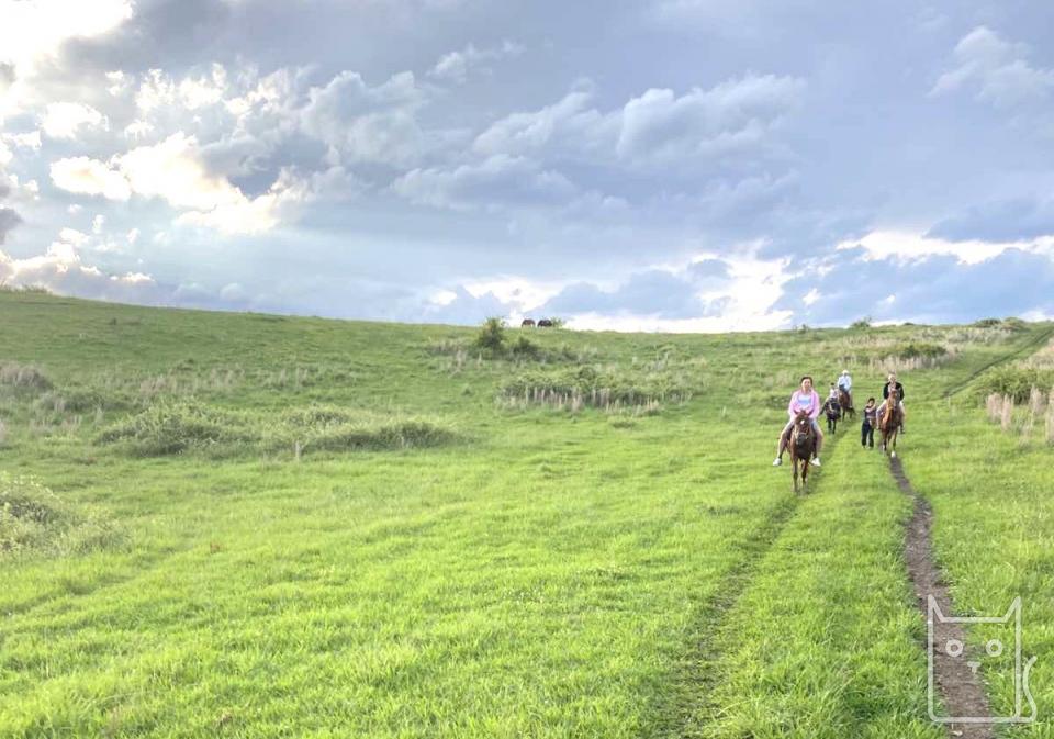Horse riding in Gudauta (Abkhazia)