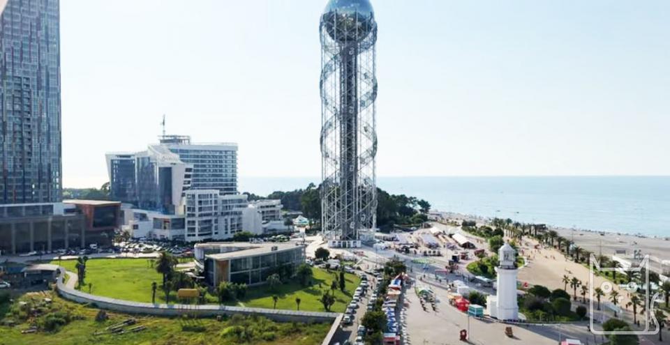 Embankment in Batumi (Promenade around the city)